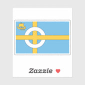 Flag of the Isle of Skye, Scotland シール (シート)