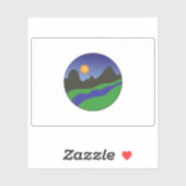 Flag of the Kassala State, Republic of the Sudan シール (シート)