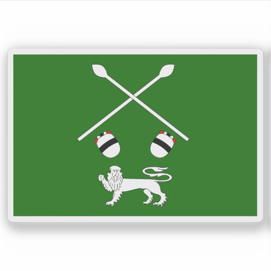 Flag of the Kingdom of Ankole, Uganda シール (正面)