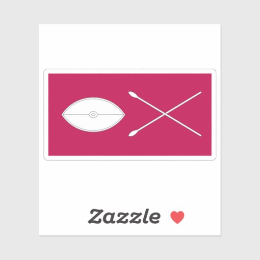 Flag of the Kingdom of Buganda (1891-1892), Uganda シール (シート)