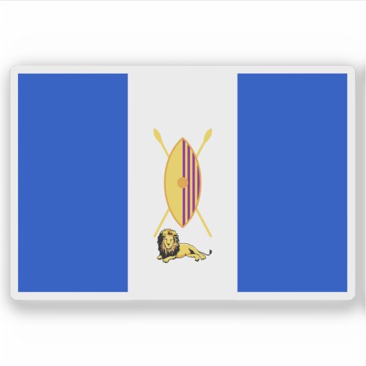 Flag of the Kingdom of Buganda, Uganda シール (正面)