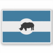Flag of the Lango people, Uganda シール (正面)