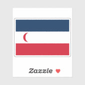 Flag of the Madagascar Protectorate (1885-1896) シール (シート)