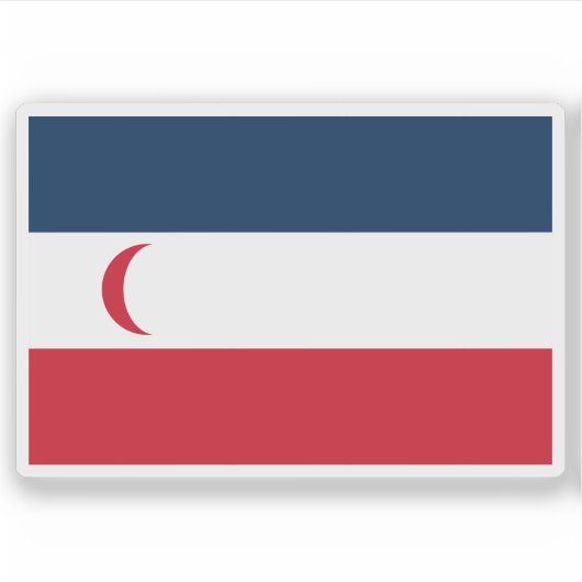 Flag of the Madagascar Protectorate (1885-1896) シール (正面)