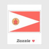 Flag of the Merina people , Madagascar シール (シート)