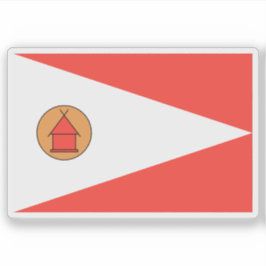 Flag of the Merina people , Madagascar シール
