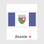 Flag of the Northwest Territories province, Canada シール (シート)