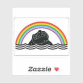 Flag of the State of Waveland (Rockall), Scotland シール (シート)