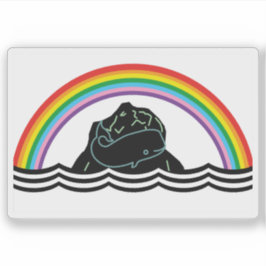 Flag of the State of Waveland (Rockall), Scotland シール