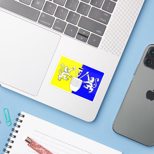 Flag of the Tooro People, Uganda シール (ノートパソコンとiPhone)