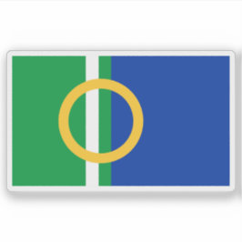 Flag of the town of Calne, England シール