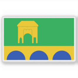 Flag of the town of Monmouth, Wales シール