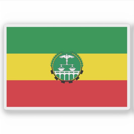 Flag of The Transitional Government of Ethiopia シール (正面)