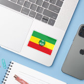 Flag of The Transitional Government of Ethiopia シール (ノートパソコンとiPhone)