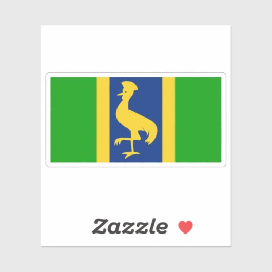 Flag of the Uganda (1962) シール (シート)