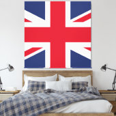 Flag of the United Kingdom キャンバスプリント (インサイチュ (寝室))