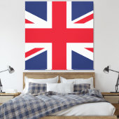 Flag of the United Kingdom キャンバスプリント (インサイチュ (寝室))