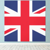 Flag of the United Kingdom キャンバスプリント (インサイチュ (ウッドフロア))