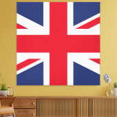 Flag of the United Kingdom キャンバスプリント (インサイチュ (リビング))