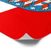 Flag of Thuringia Poster ポスター (角)