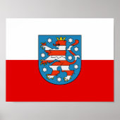 Flag of Thuringia Poster ポスター (正面)