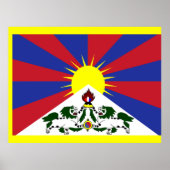 Flag of Tibet ポスター (正面)