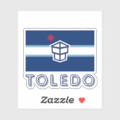 Flag of Toledo, Ohio シール (シート)