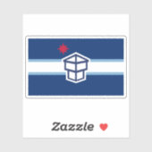 Flag of Toledo, Ohio, USA シール (シート)