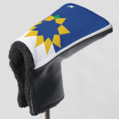 Flag of Topeka, Kansas ゴルフヘッドカバー (3/4 正面)