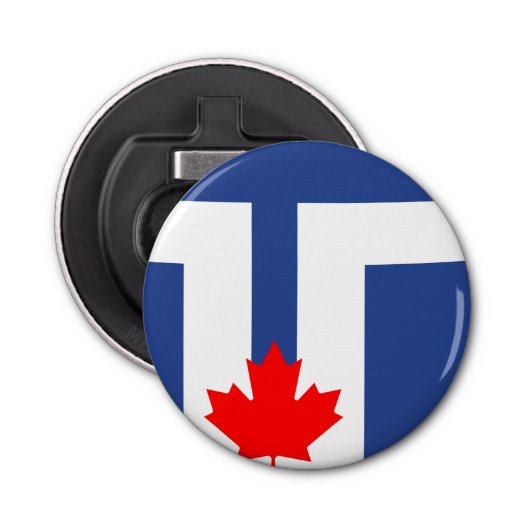 Flag of Toronto, Ontario Bottle Opener 栓抜き (正面)