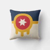 Flag of Tulsa city, Oklahoma State クッション (裏面)