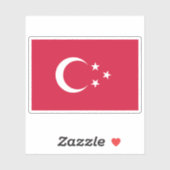 Flag of Turco-Egyptian Sudan (1867-1881) シール (シート)