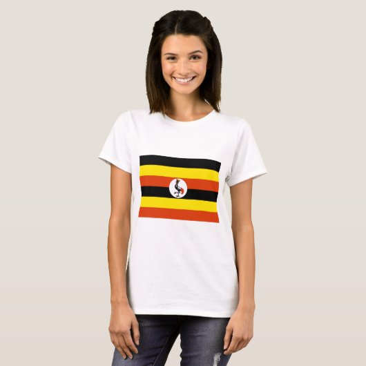 Flag of Uganda Tシャツ (正面フル)