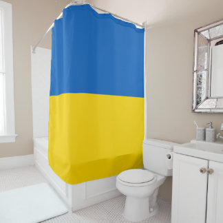 Flag of Ukraine シャワーカーテン