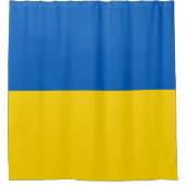 Flag of Ukraine シャワーカーテン (正面)