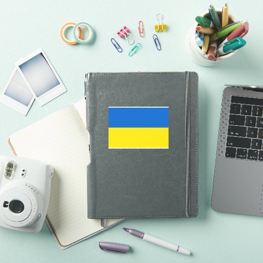 Flag of Ukraine シール (iPadカバー)