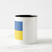 Flag of Ukraine ツートーンマグカップ (中央)