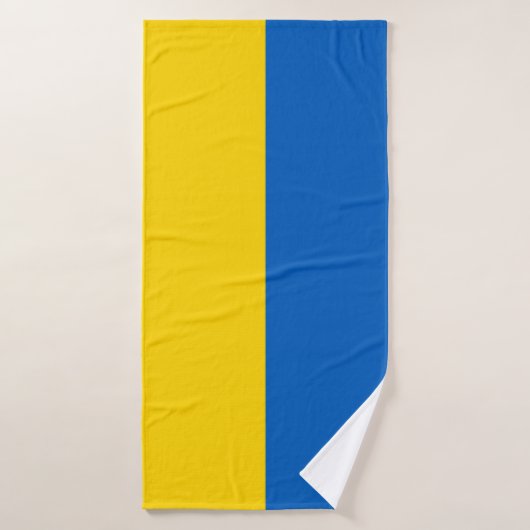Flag of Ukraine バスタオル (バスタオル)