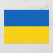 Flag of Ukraine ポストカード (正面)