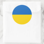 Flag of Ukraine ラウンドシール (バッグ)