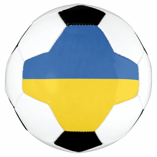 Flag of Ukraine Button サッカーボール (正面)