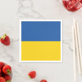 Flag of Ukraine Button スタンダードカクテルナプキン (インサイチュ)