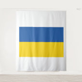 Flag of Ukraine Button タペストリー (正面)