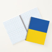 Flag of Ukraine Button ノートブック (内部)