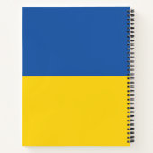 Flag of Ukraine Button ノートブック (裏面)