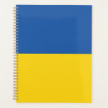 Flag of Ukraine Button プランナー手帳<br><div class="desc">The flag of Ukraine is a banner of two equally sized horizontal bands of blue and yellow. The top represents sky and the yellow represents wheat.
The National Flag of Ukraine</div>