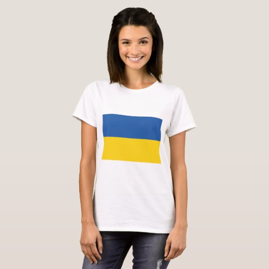 Flag of Ukraine Tシャツ (正面フル)