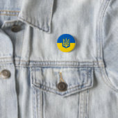 Flag of Ukraine Trident 缶バッジ (インサイチュ)