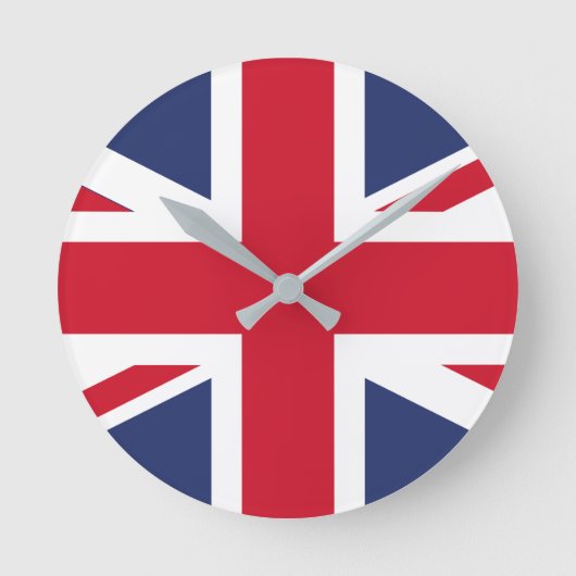 Flag of United Kingdom ラウンド壁時計 (正面)