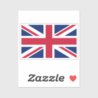 Flag of United Kingdom custom-cut  シール